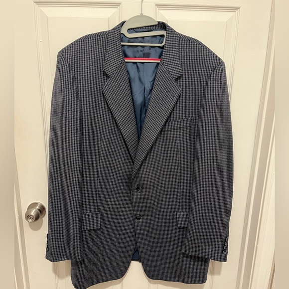 NWOT Vintage Neiman Marcus Wool/Cashmere Hickey-Freeman Collection Blazer Size L